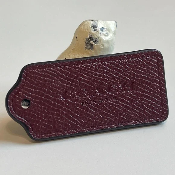 2.25” COACH Fob Bag Charm Keychain Hang Tag - Picture 4 of 5